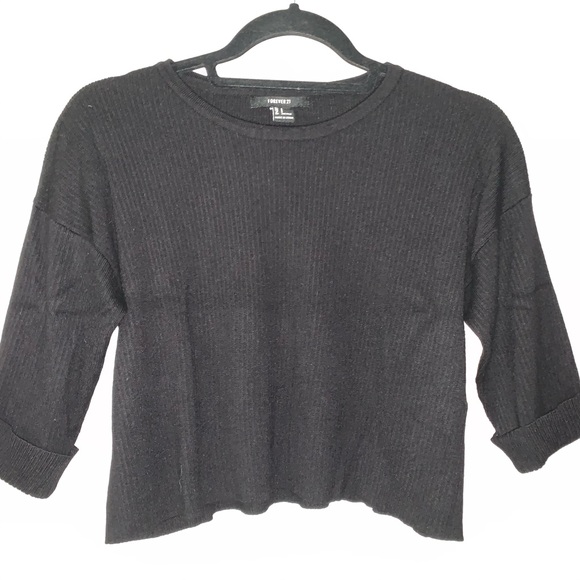 Forever 21 | Black Cropped Top - Picture 5 of 5